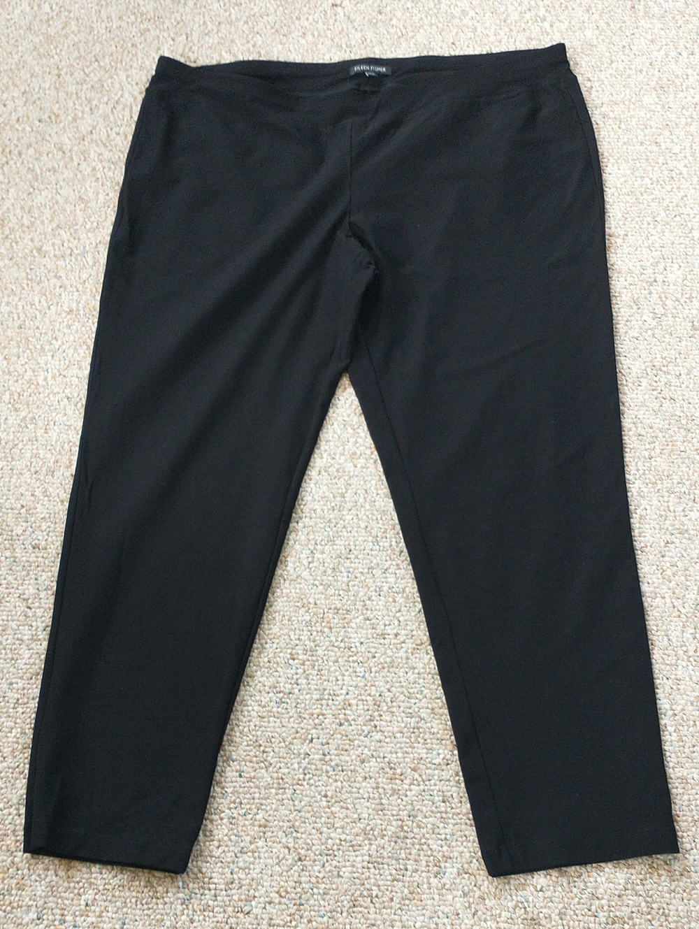 Eileen Fisher Cropped Stretch Crepe Pants XLarge